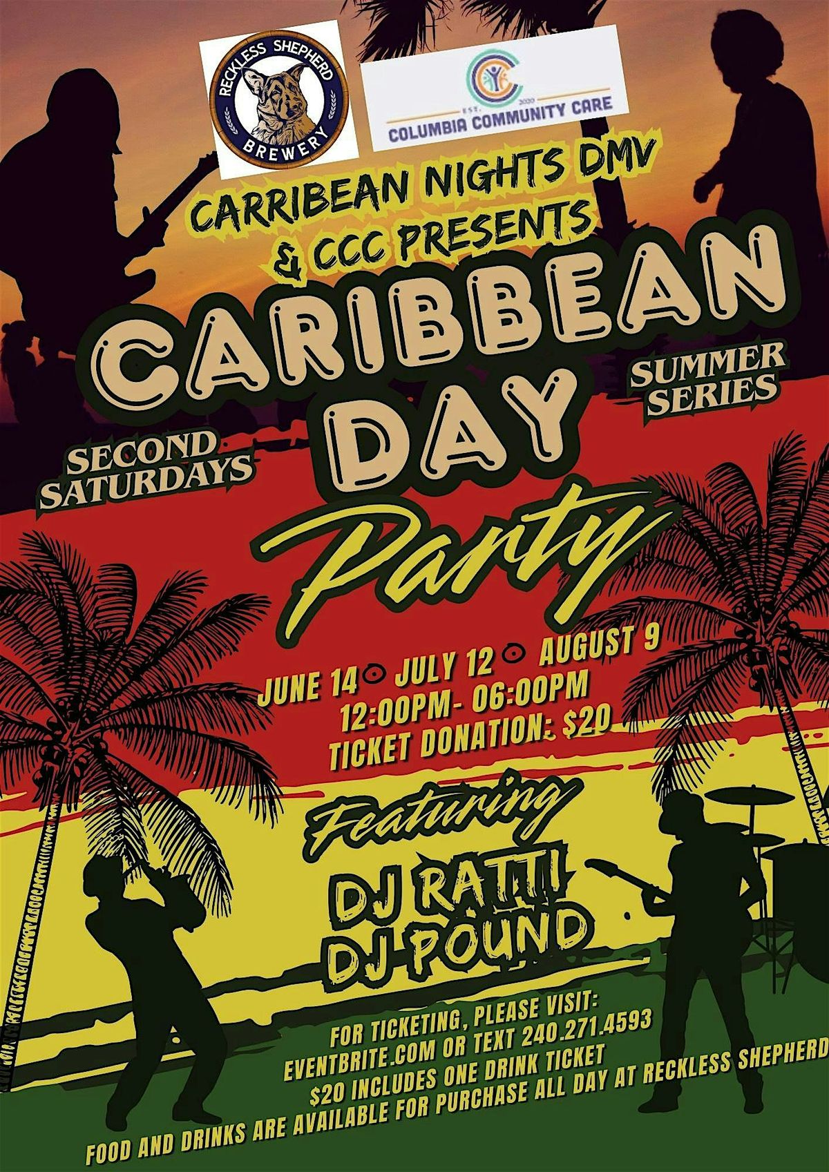 Caribbean Day Party Benefitting CCC, 23 August | Event in Columbia | AllEvents