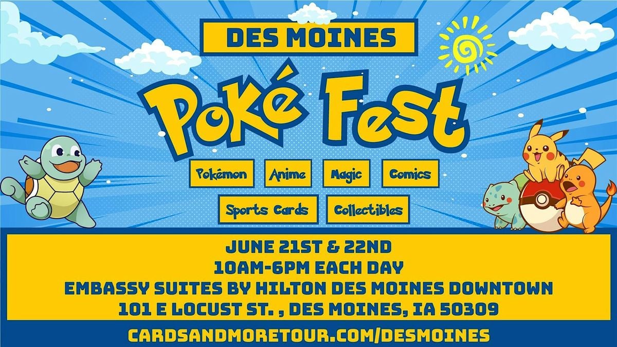 Des Moines Poké Fest, 21 June | Event in Des Moines | AllEvents