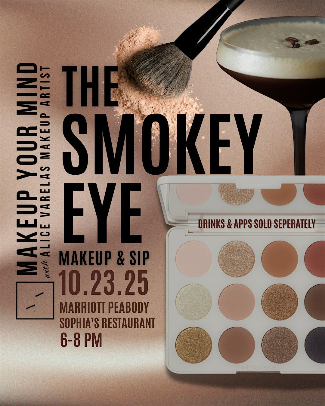 Makeup & Sip, 23 October | Event in Peabody | AllEvents
