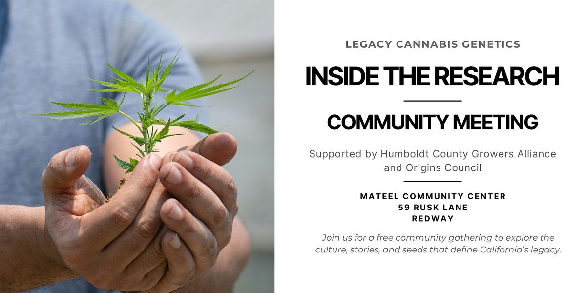Legacy Genetics - Humboldt County, 29 June | Event in Redway | AllEvents