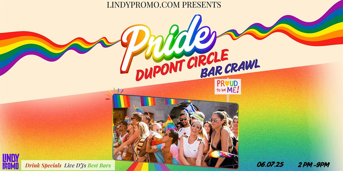 DC Pride Bar Crawl  2025, 7 June | Event in Washington | AllEvents