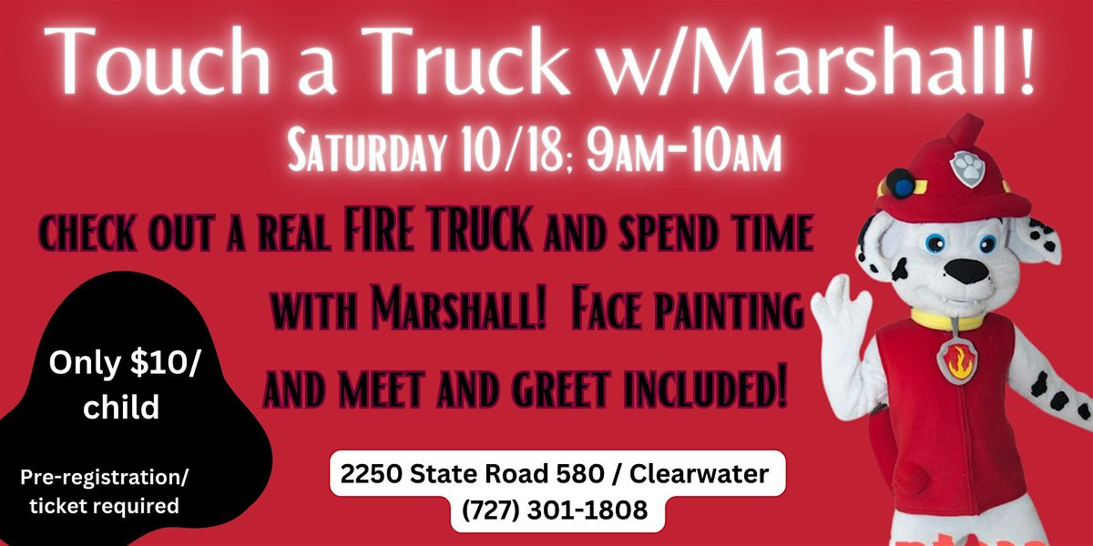 Touch a Truck Event w/Marshall!!!  Clearwater/Dunedin Location, 18 October | Event in Clearwater | AllEvents