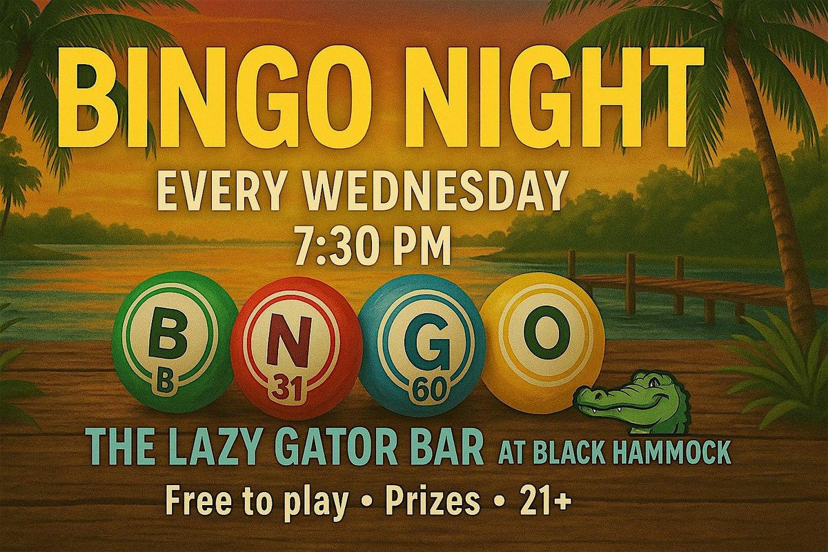Bingo Night at The Lazy Gator Bar – Every Wednesday at 7:30 PM! | Event in Oviedo | AllEvents