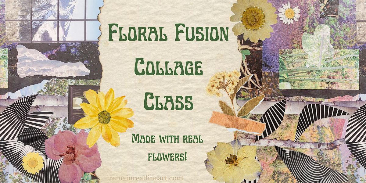 Floral Fusion Collage & Sip Class, 28 June | Event in Denver | AllEvents