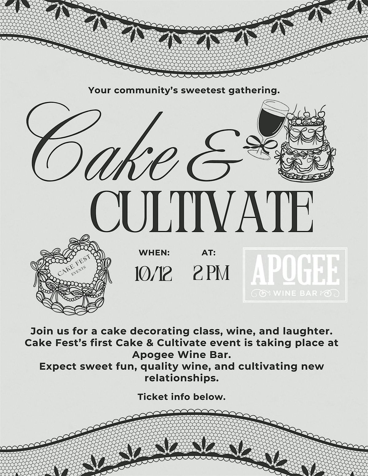 Cake & Cultivate, 12 October | Event in Rochester | AllEvents