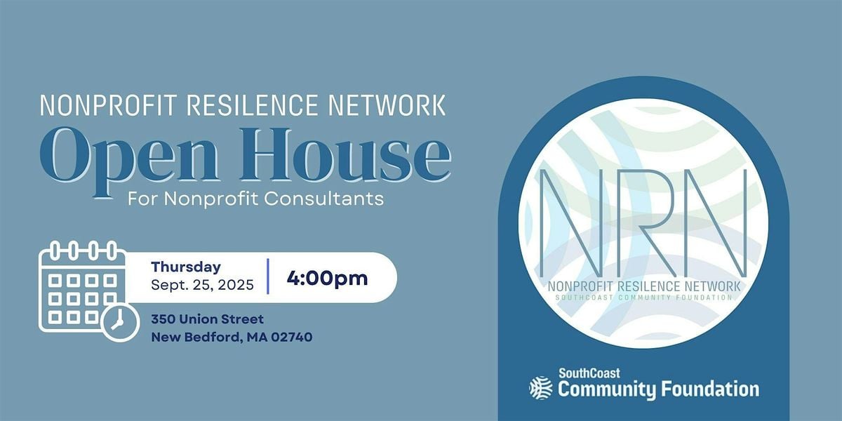 Nonprofit Resilience Network Open House for Nonprofit Consultants, 25 September | Event in New Bedford | AllEvents