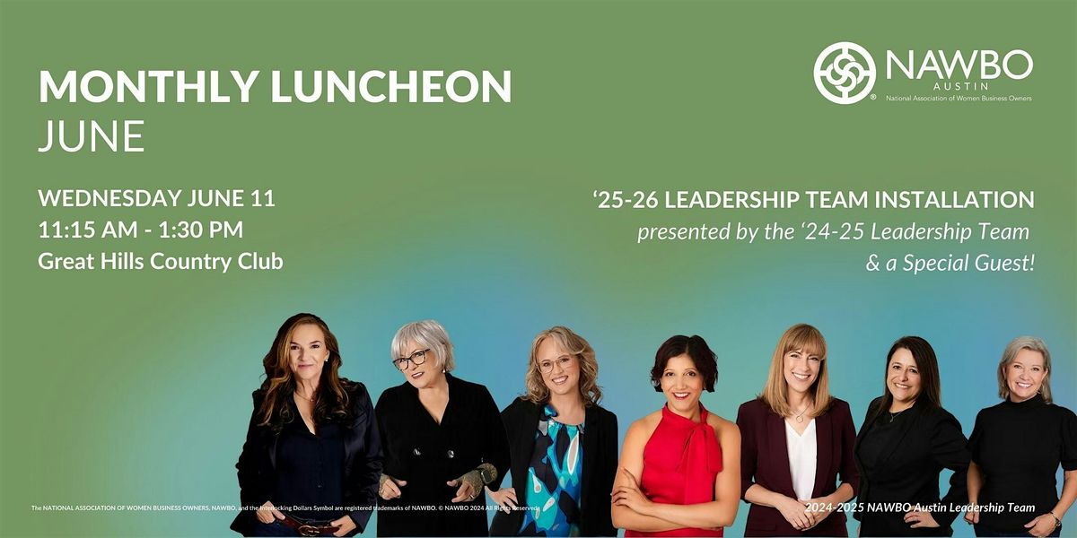 NAWBO Austin Monthly Luncheon Meeting - June | Event in Austin | AllEvents