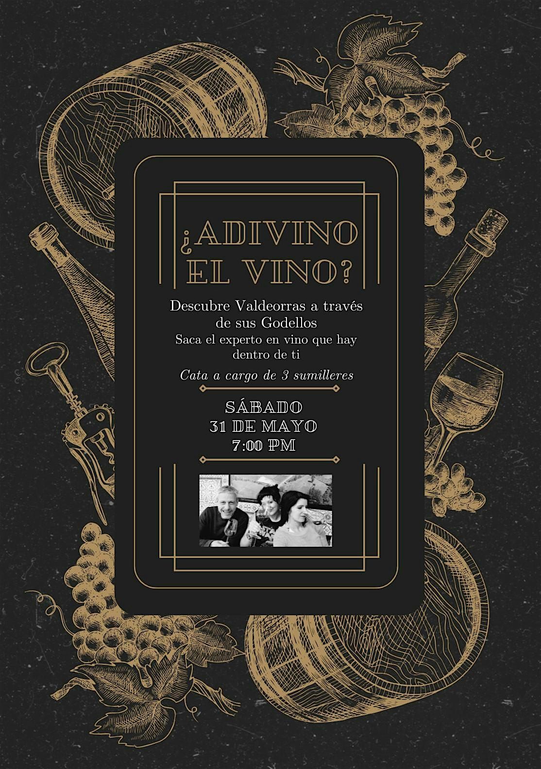 ¿Adivino el vino? Cata a ciegas de Godellos, 30 May | Event in Madrid | AllEvents