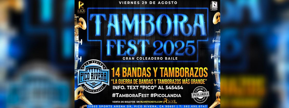 TAMBORA FEST 2025, 29 August | Event in Pico Rivera | AllEvents