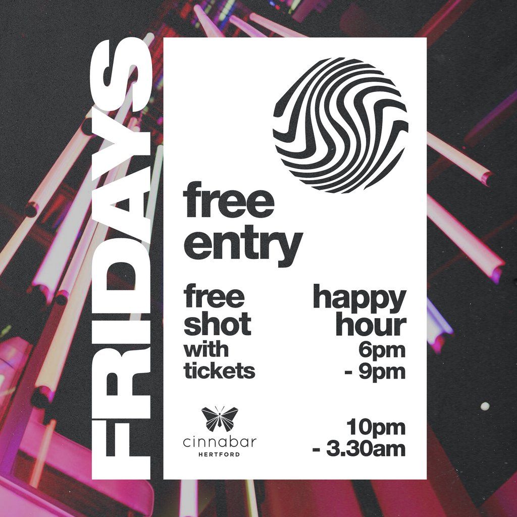 Cinnabar Fridays, 12 December | Event in Hertford | AllEvents