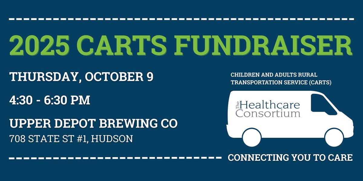 The Healthcare Consortium's 2025 CARTS Fundraiser, 9 October | Event in Hudson | AllEvents