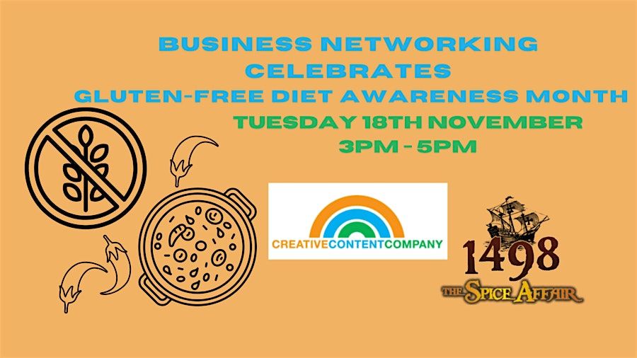 Business Networking Celebrates Gluten-Free Diet Awareness Month, 18 November | Event in Peterborough | AllEvents