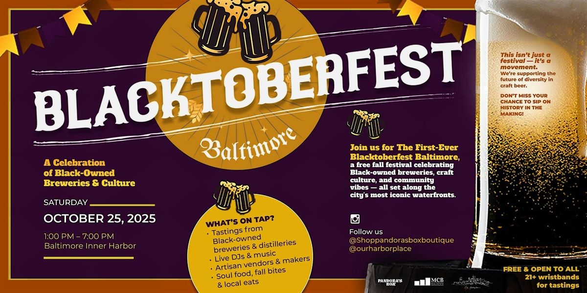 BLACKTOBERFEST BALTIMORE, 25 October | Event in Baltimore | AllEvents