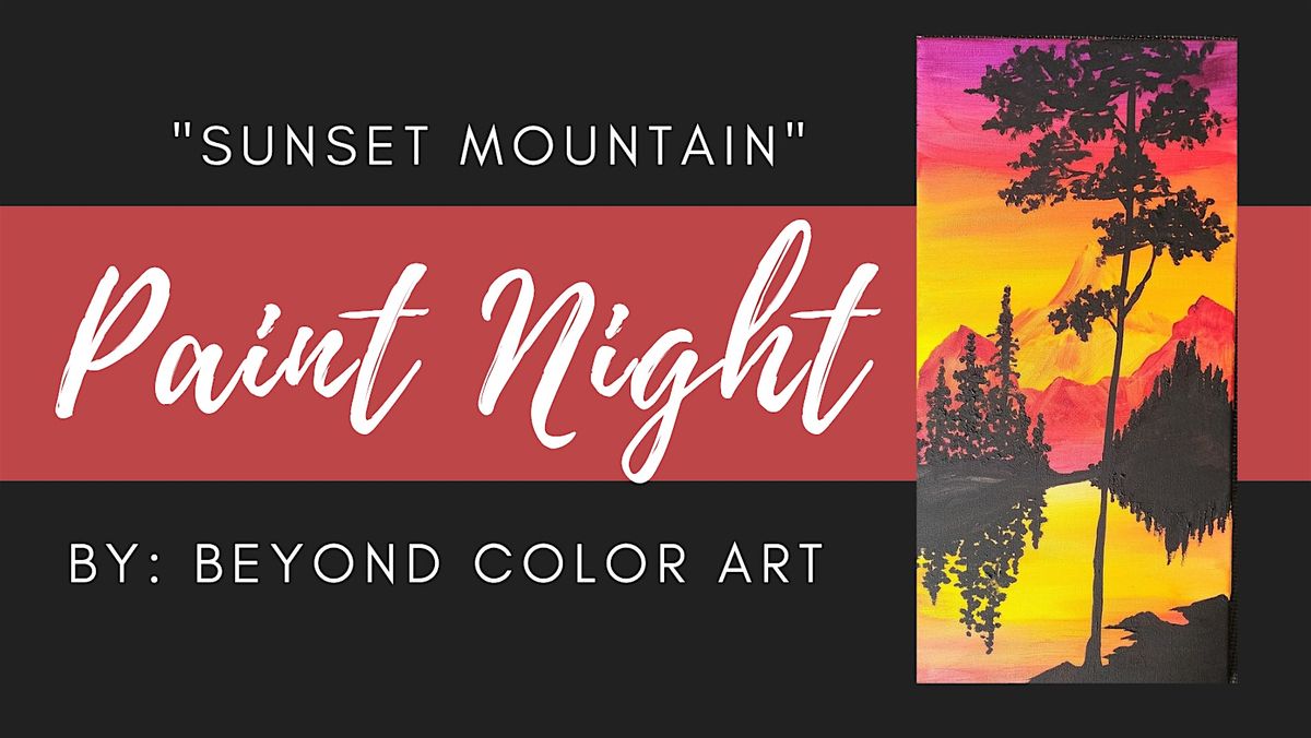 "Sunset Mountain" Paint Night, 12 May | Event in St. George | AllEvents