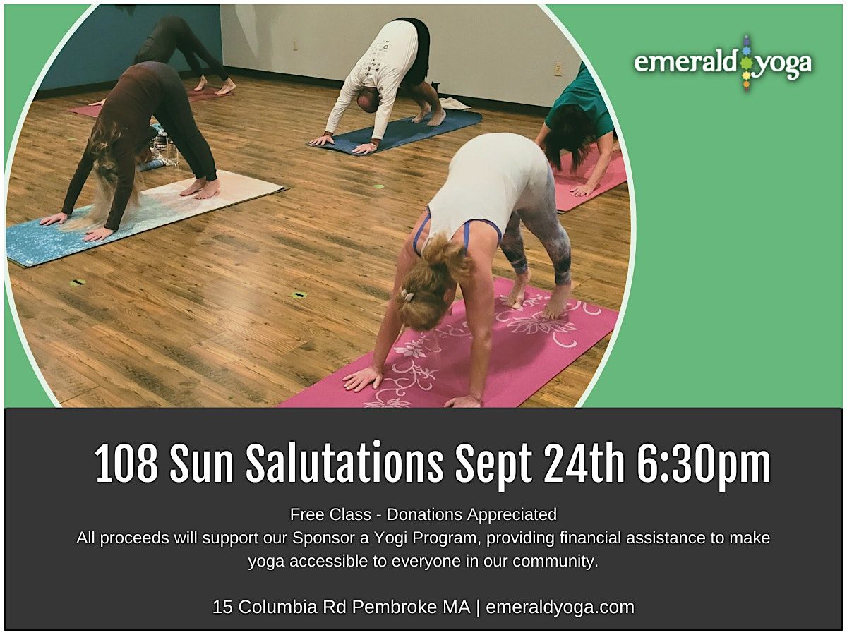 108 Sun Salutations, 24 September | Event in Pembroke | AllEvents