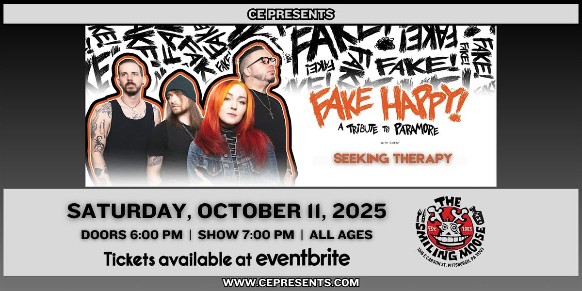 Fake Happy - A Tribute to Paramore, 11 October | Event in Pittsburgh | AllEvents