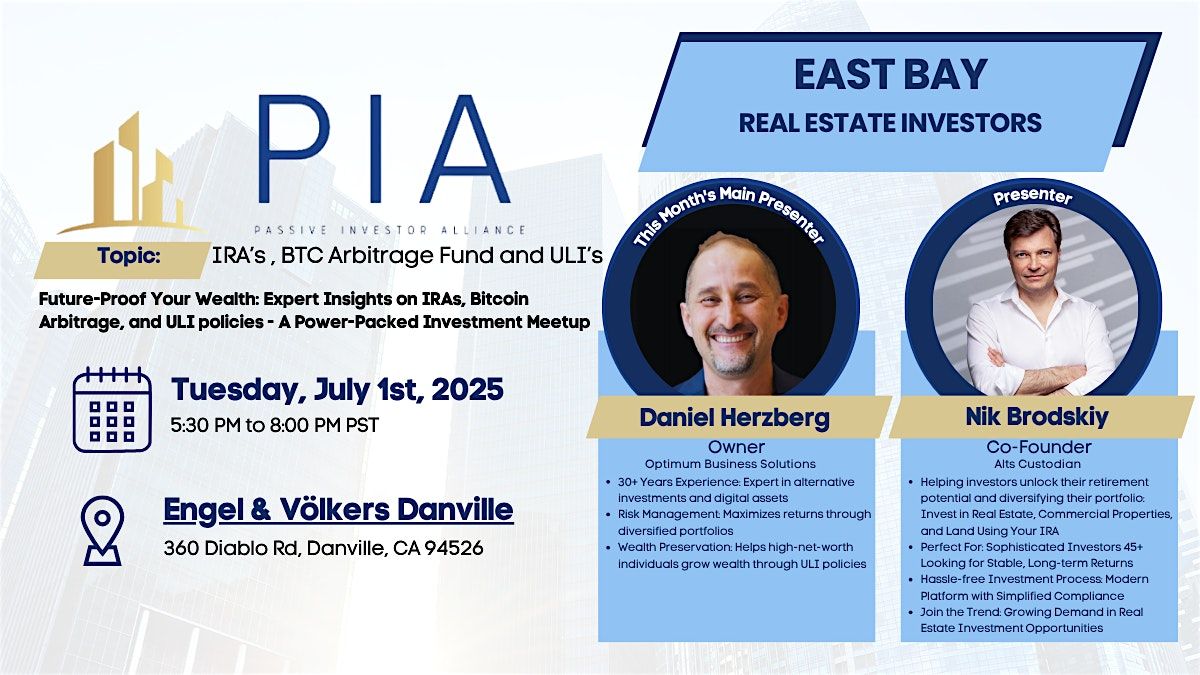 Unlocking Retirement Wealth & Building Resilient Portfolios & ILU Policies, 1 July | Event in Danville