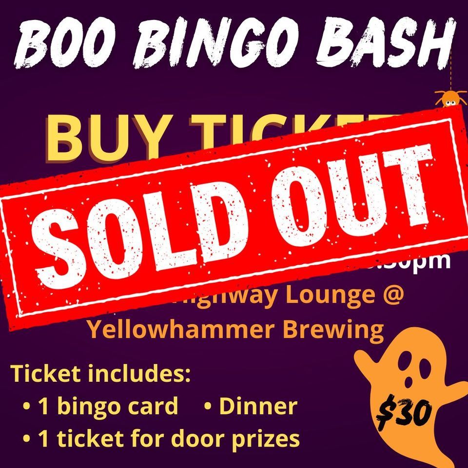 Boo Bingo Bash Lost Highway Lounge At Yellowhammer Huntsville October 28 22 Allevents In Boo Bingo Bash Lost Highway Lounge At Yellowhammer Huntsville October 28 22 Allevents In