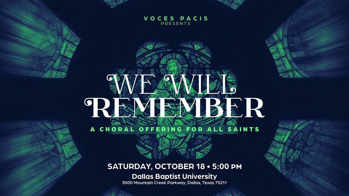 Voces Pacis Singer Registration - October 17-18, 17 October | Event in Dallas | AllEvents