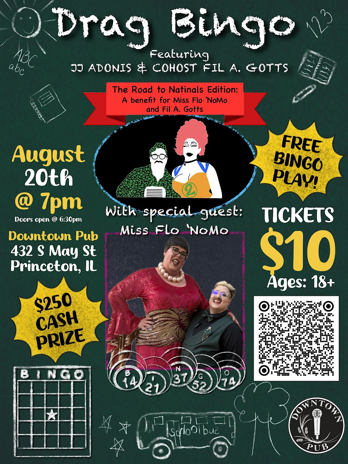 Drag Bingo @ Downtown Pub, 20 August | Event in Princeton | AllEvents