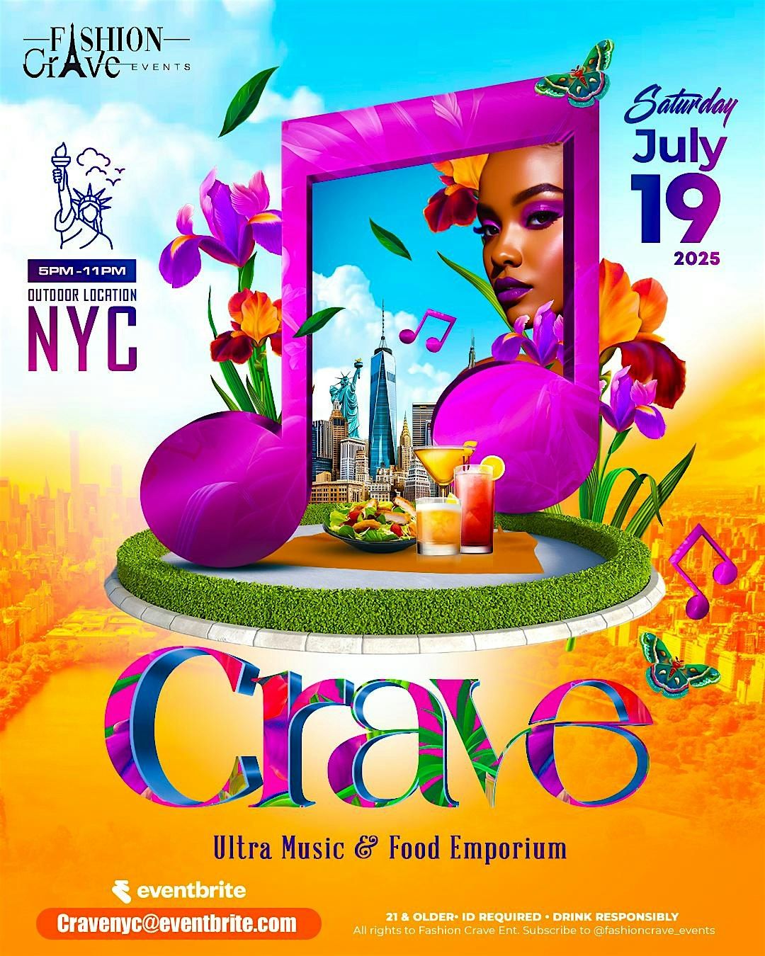 Crave, 16 August | Event in Queens | AllEvents