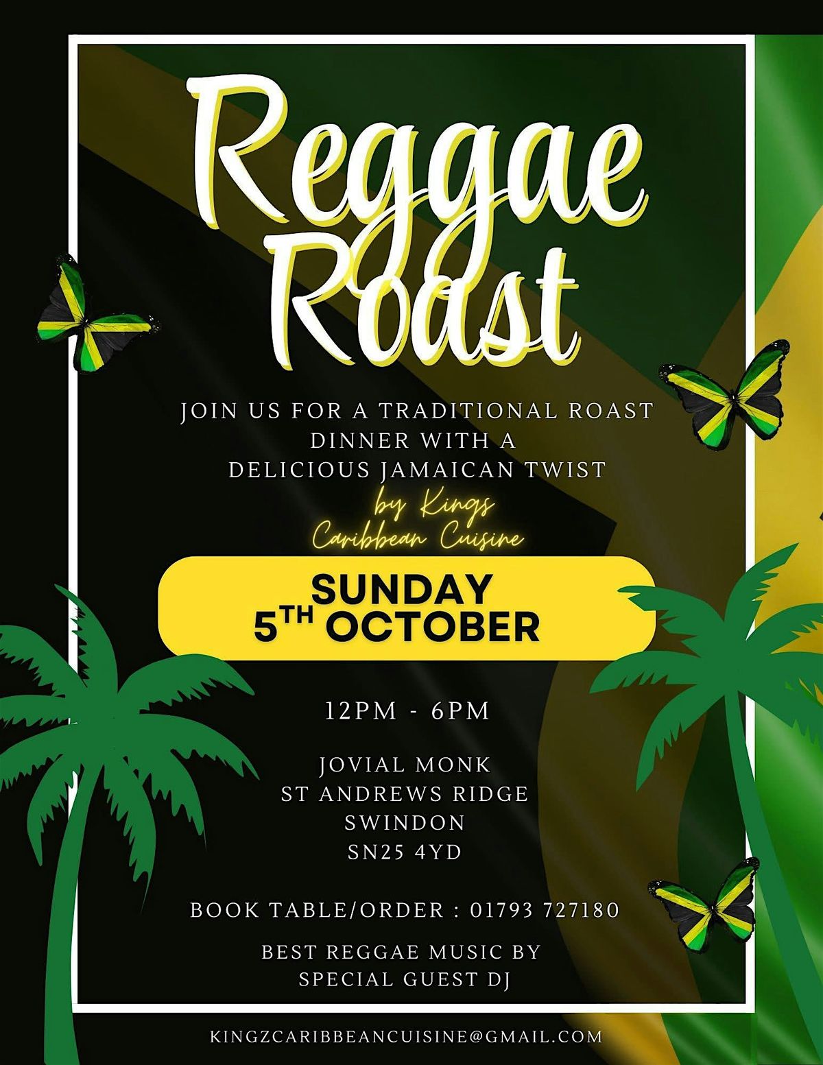 Reggae Roast - Swindon, 5 October | Event in Swindon | AllEvents
