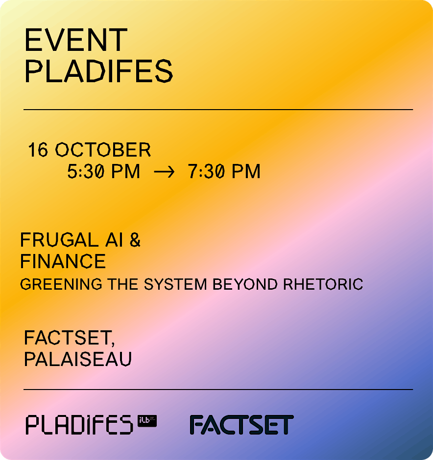 Frugal AI & Finance, 16 October | Event in Paris | AllEvents
