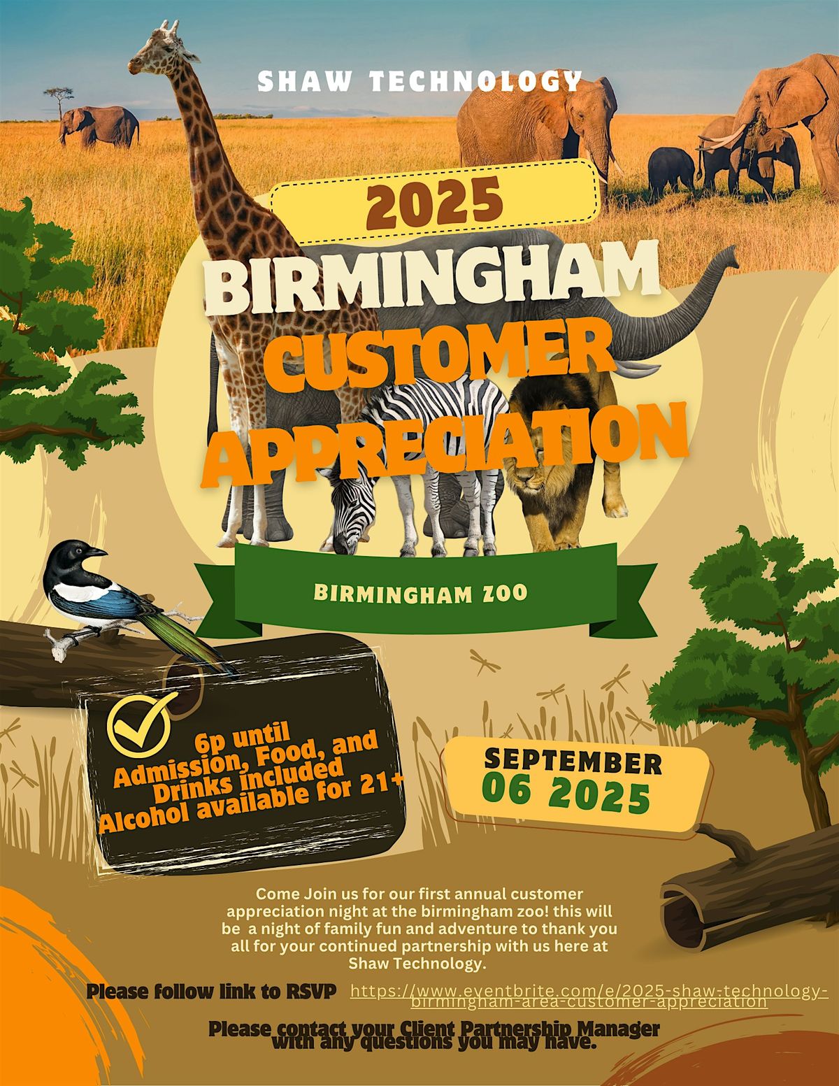 2025 Shaw Technology Birmingham Area Customer Appreciation, 6 September | Event in Birmingham | AllEvents