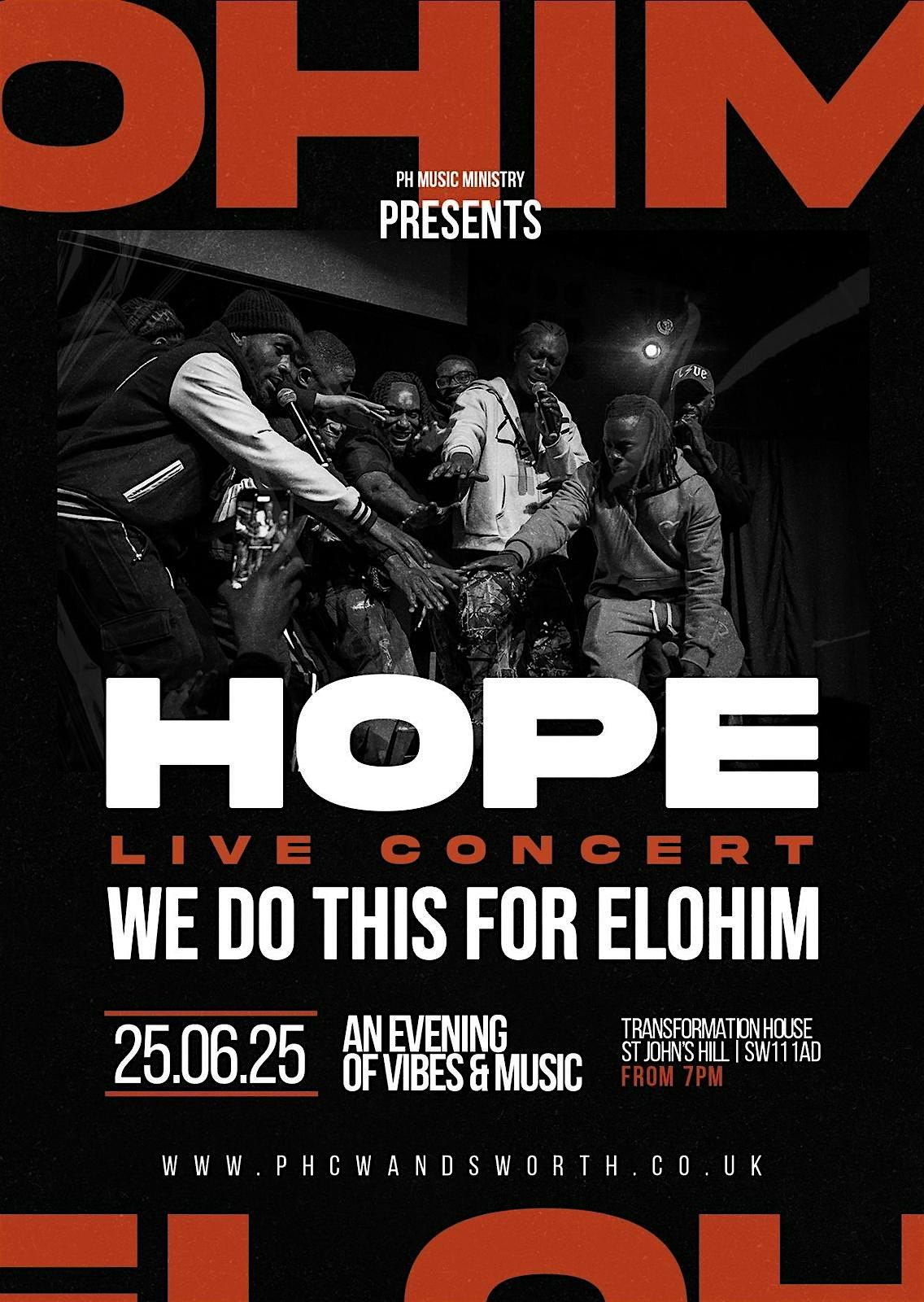 HOPE: We Do This For Elohim, 25 June | Event in London | AllEvents