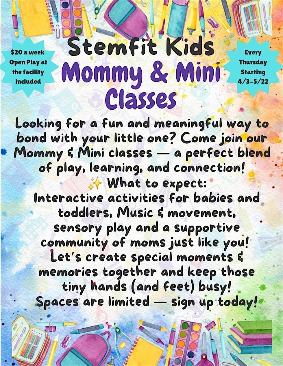 Mommy and Mini Preschool | Event in Glen Burnie | AllEvents
