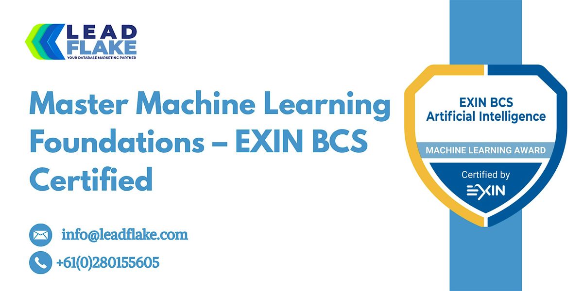 EXIN BCS Machine Learning Award Training in Auckland, 30 July | Event in Auckland | AllEvents