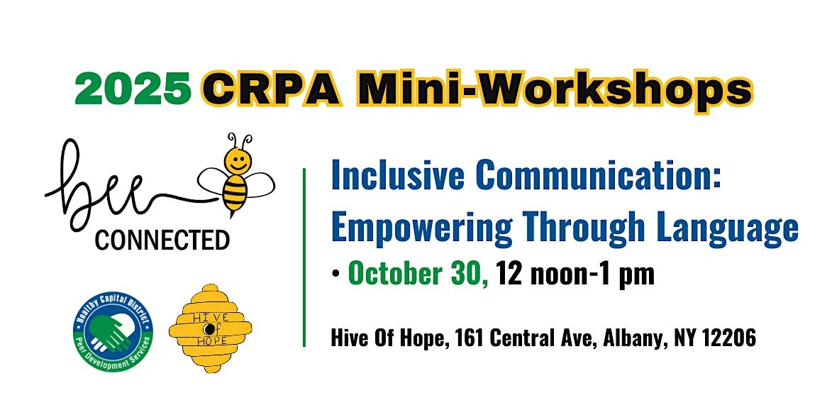 Inclusive Communication: Empowering Through Language, 30 October | Event in Albany | AllEvents