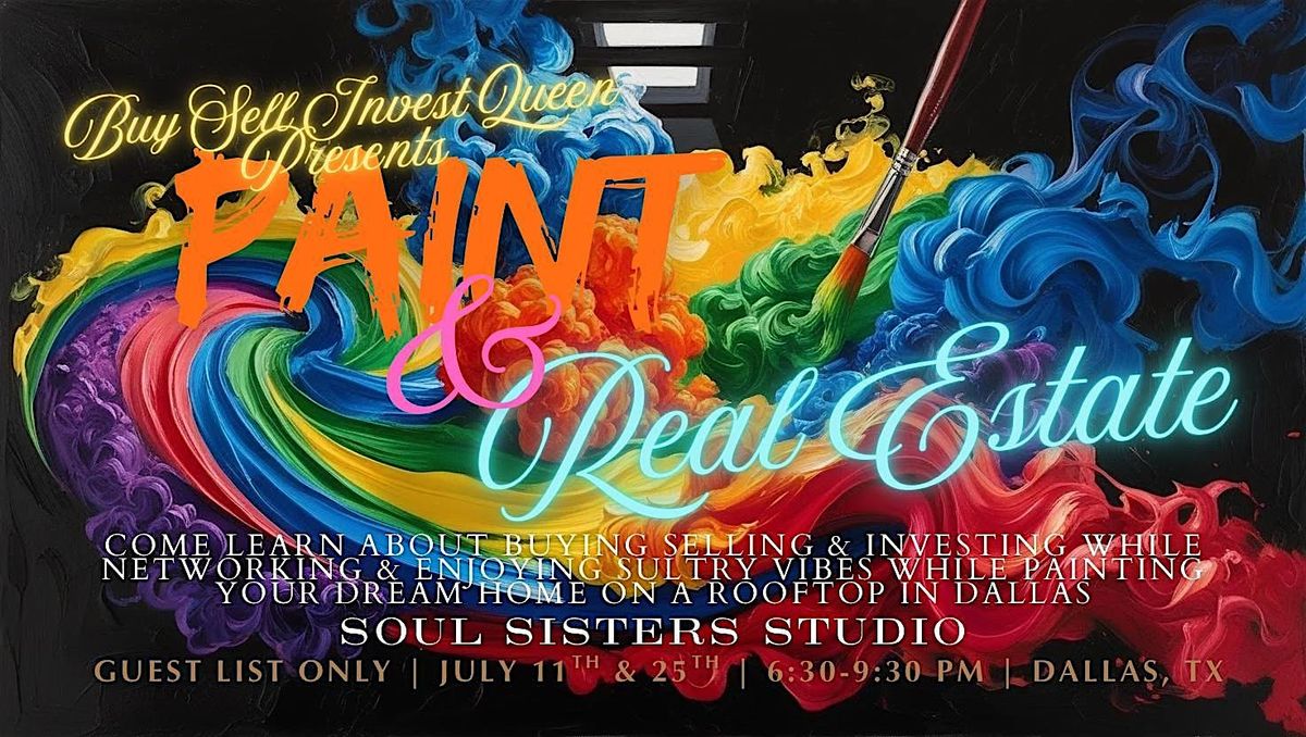Rooftop Vibes, Paint & Real Estate Networking Experience, 11 July | Event in Dallas | AllEvents