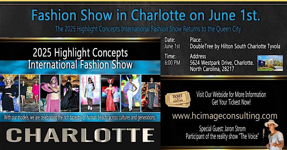 2025 Highlight Concepts Spring Fashion Show, 1 June | Event in Charlotte | AllEvents