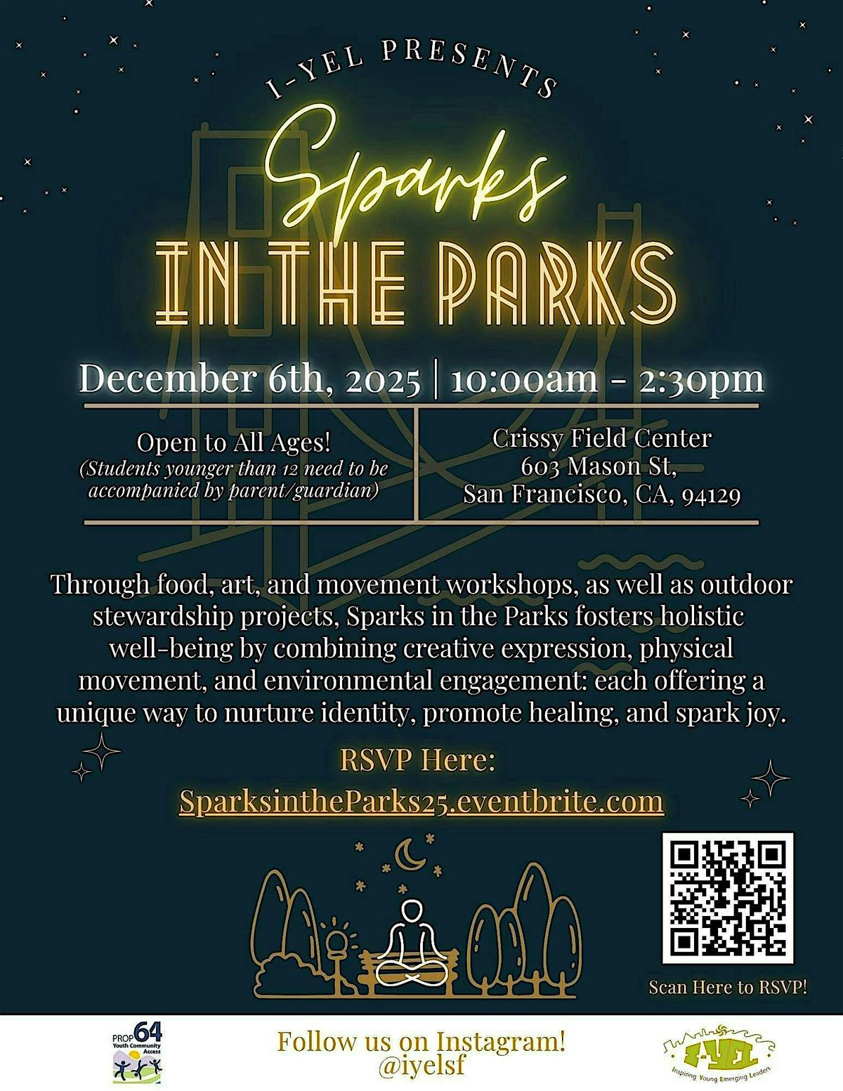 Sparks in the Parks, 6 December | Event in San Francisco | AllEvents