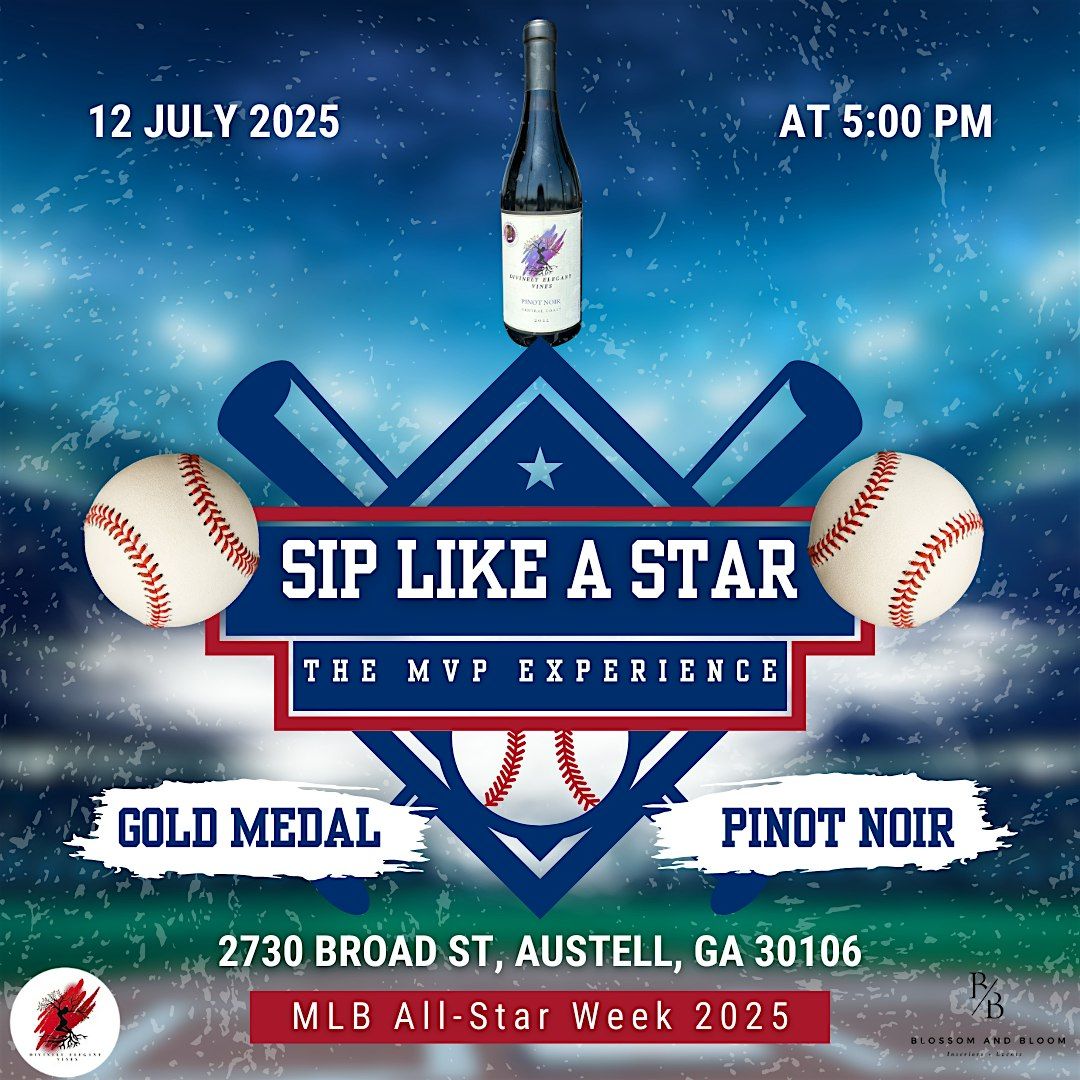 Sip Like A Star: The MVP Experience, 12 July | Event in Austell | AllEvents