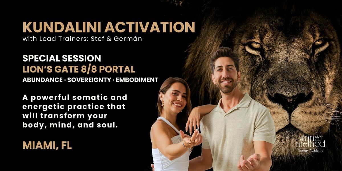 Kundalini Activation in Miami • 8/8 Lion's Gate Portal, 8 August | Event in Miami | AllEvents