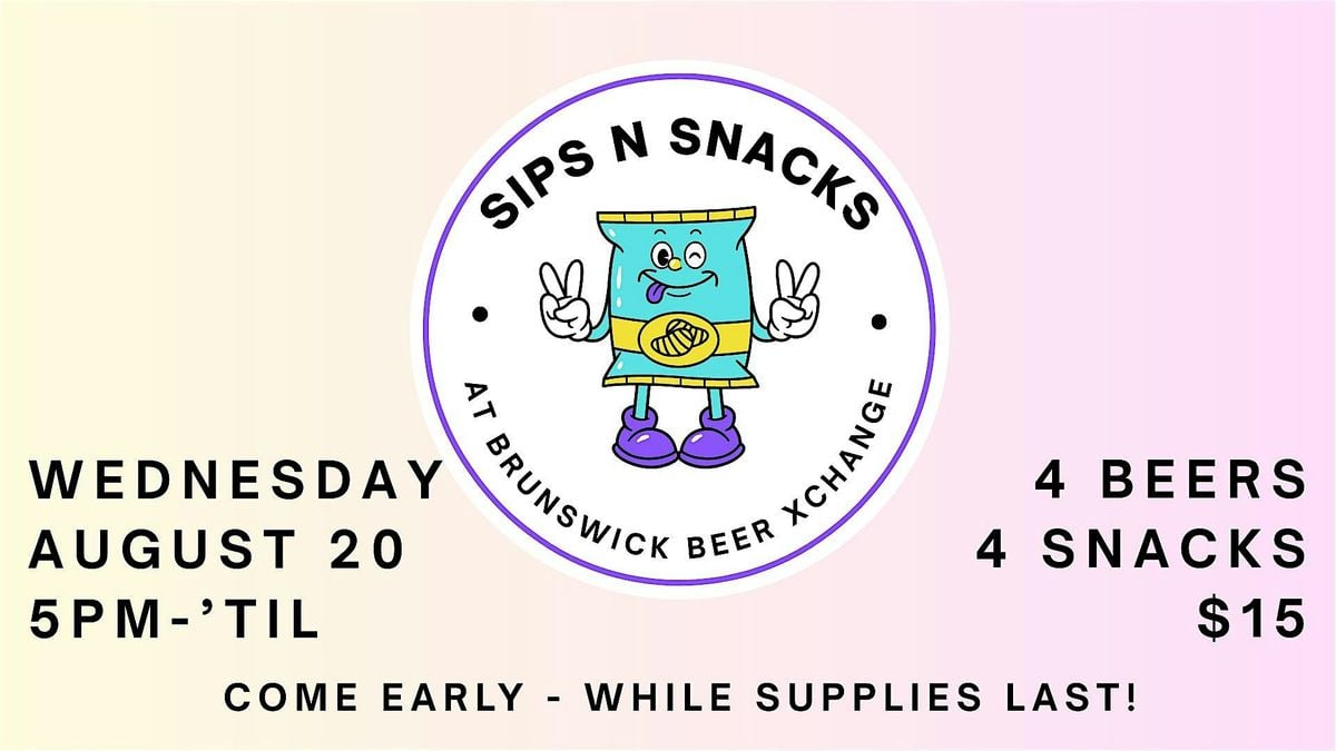 Sips N Snacks Flight Pairing at Brunswick Beer Xchange!, 20 August | Event in Leland | AllEvents