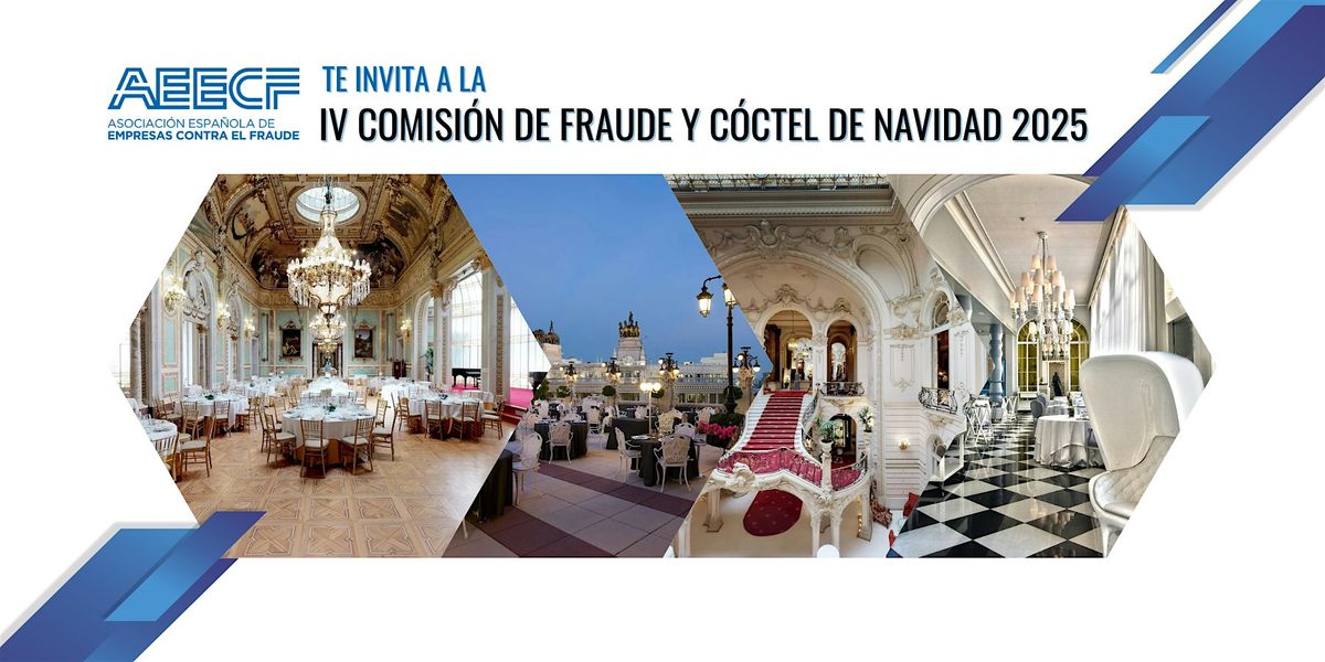 IV Comisión de Fraude +  Cóctel de Navidad 2025, 27 November | Event in Madrid | AllEvents