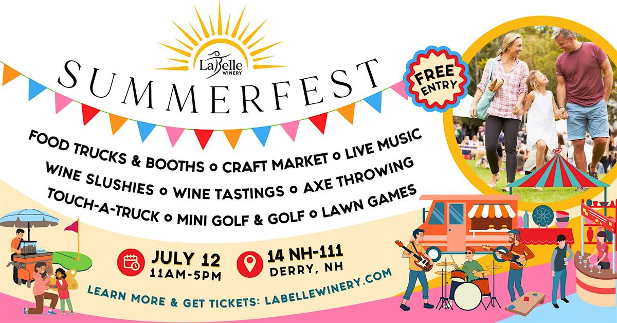 LaBelle SummerFest at LaBelle Winery Derry, 12 July | Event in Derry | AllEvents