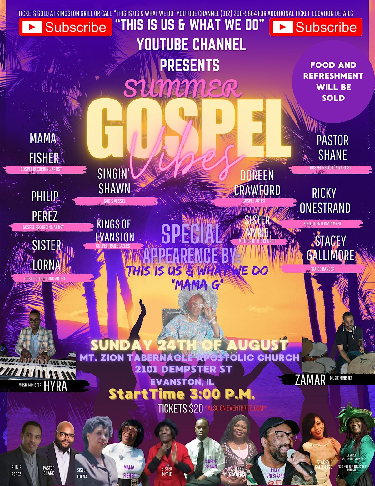 Summer Gospel Vibes/Caribbean and etc, 24 August | Event in Evanston | AllEvents