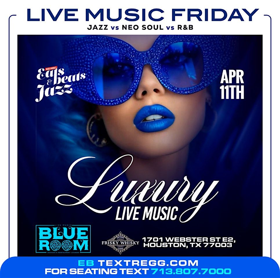 8PM - LIVE MUSIC & DINNER -  R&B vs NEO SOUL in MIDTOWN BLUE ROOM | Event in Houston | AllEvents