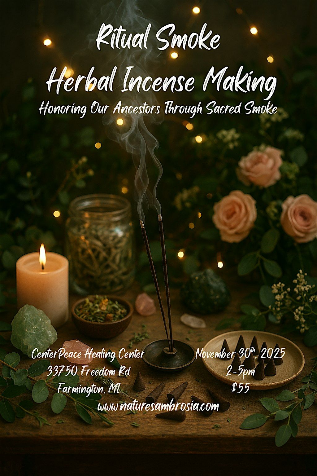 Ritual Smoke | Herbal Incense Making | Event in Farmington | AllEvents