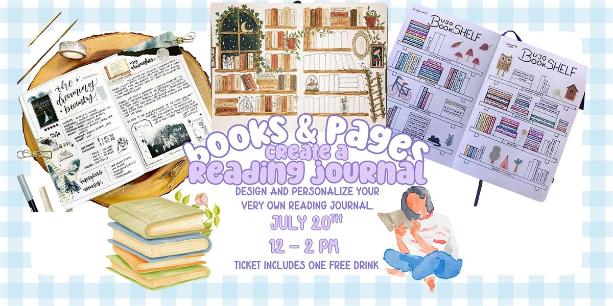 Books & Pages: Create a Reading Journal, 20 July | Event in Clarence | AllEvents