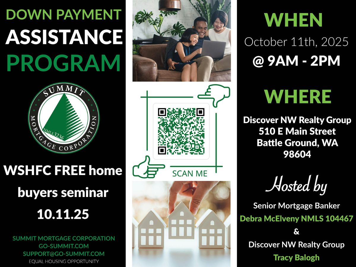 FREE Education Class sponsored by WSHFC, 11 October | Event in Battle Ground | AllEvents