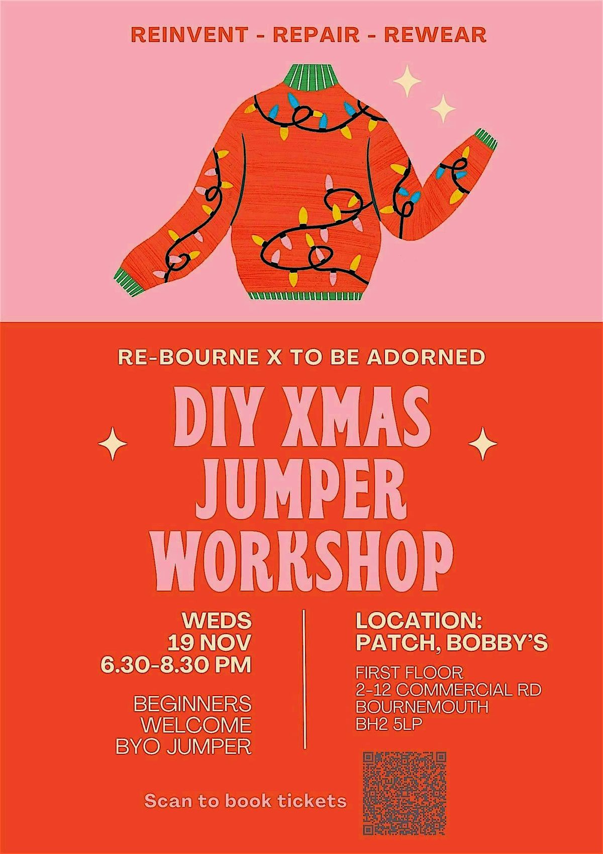 DIY Christmas Jumper Workshop, 19 November | Event in Bournemouth | AllEvents