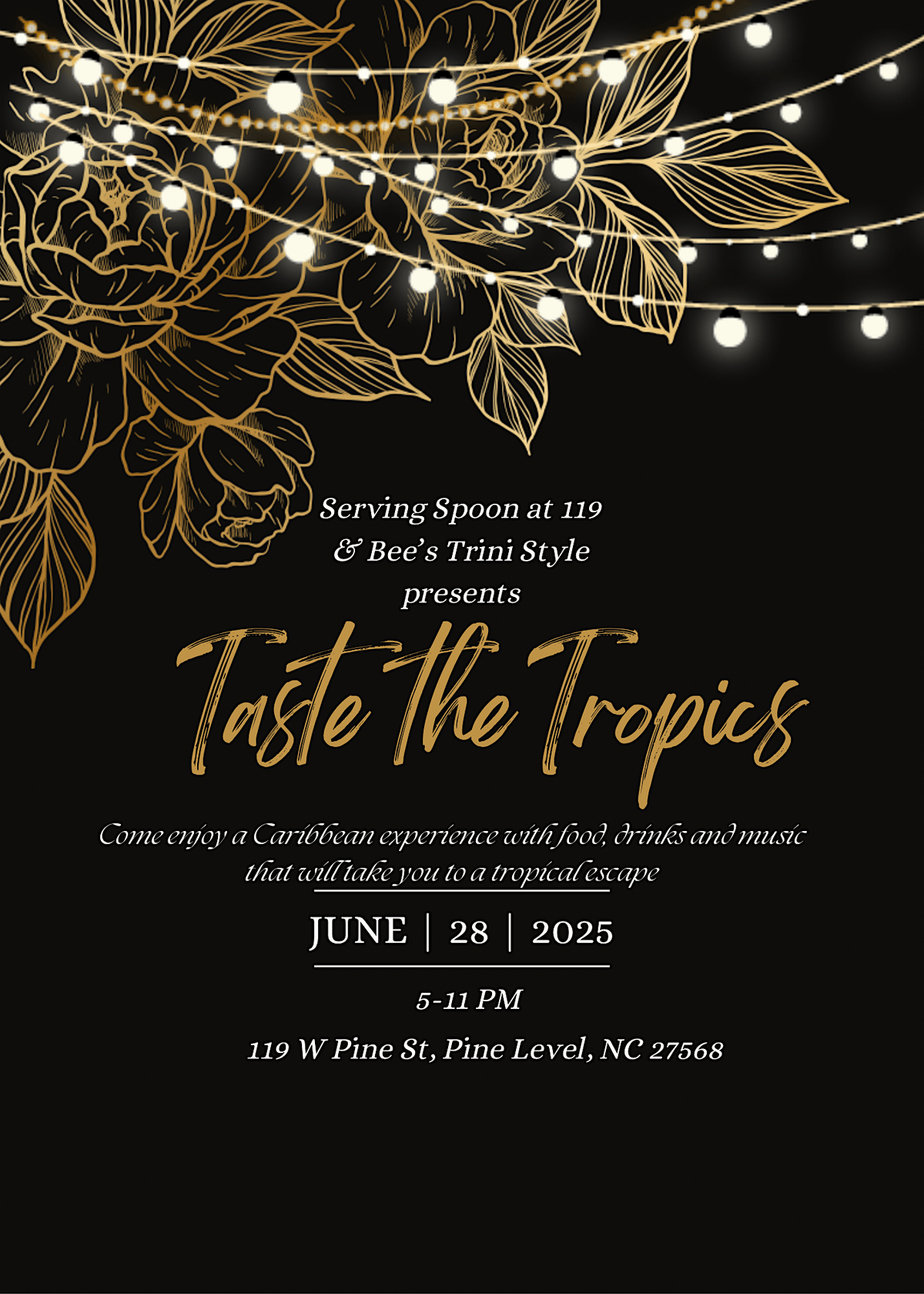 Taste the Tropics, 28 June | Event in Pine Level | AllEvents