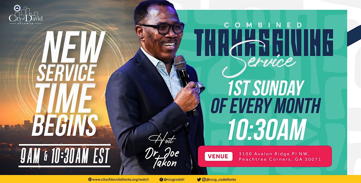 Sunday Service at RCCG City of David Atlanta | Event in Norcross | AllEvents