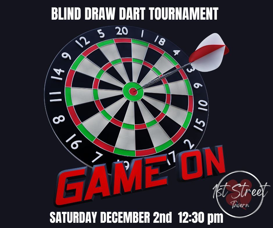 Blind Draw Dart Tournament, 1st Street TavernGrimes,IA, December 2