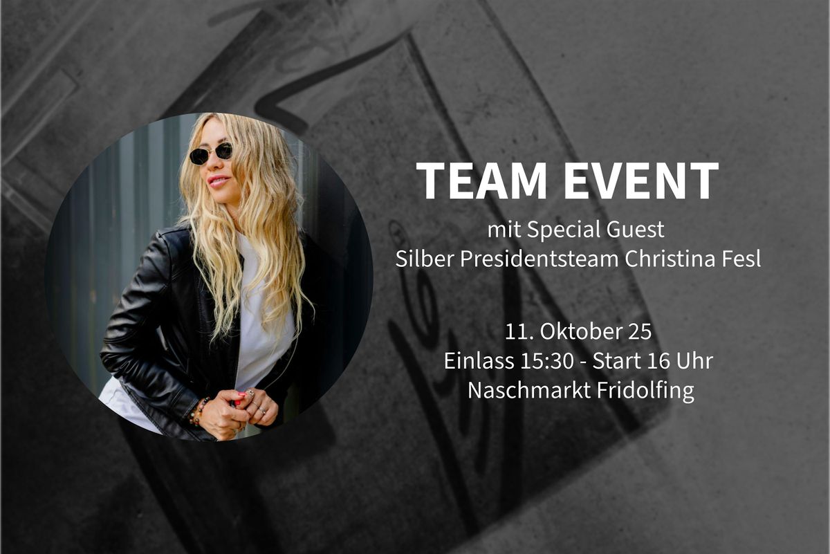 TEAM EVENT Naschmarkt - Christina Fesl, 11 October | Event in Fridolfing | AllEvents